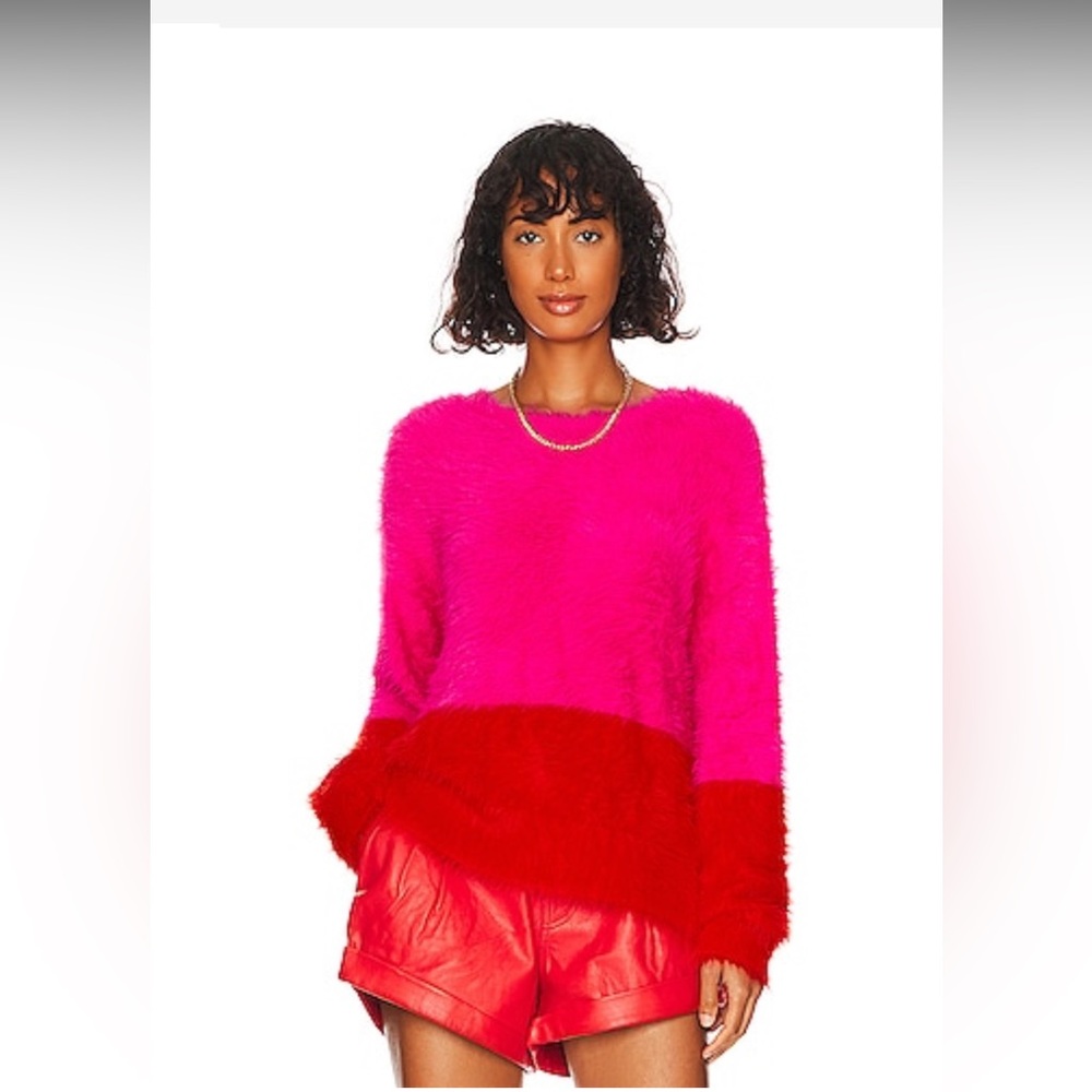 ONETEASPOON Pink an orange sweater